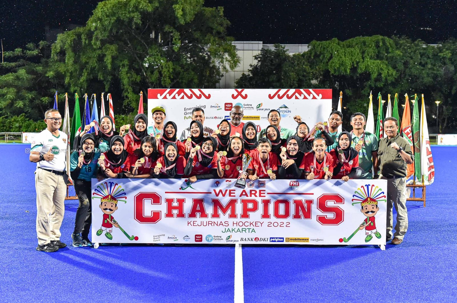 Tim Hockey Outdoor Jawa Barat Berhasil Juara Umum Jurnal Indonesia Baru